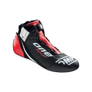 OMP Racing Shoe ONE EVO X R Black - Silver - Red