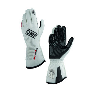 OMP Racing Gloves ONE EVO FX - White