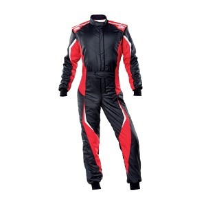 OMP Suit TECNICA EVO - Black-Red