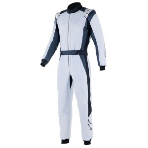 Alpinestars Racing Suit GP Pro Comp V2 Silver-Blue-Asphalt-White