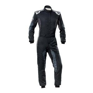 OMP - Tuta Racing Tecnica Hybrid – Nero-Argento