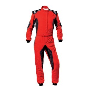 OMP - Combinaison Racing Tecnica Hybrid – Rouge-Noir