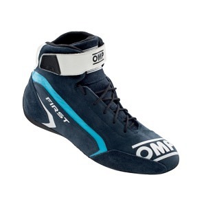 OMP Scarpe da pilota FIRST – Blu navy
