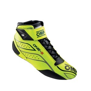 OMP Scarpe da pilota ONE-S – Giallo fluo