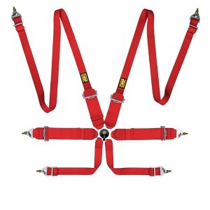 OMP FIA First 3+2 Belt – Cintura a 6 Punti Omologata FIA 8853-2016