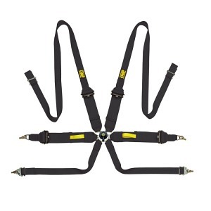 OMP FIA Tecnica 3+2 Belt – Cintura a 6 Punti Omologata FIA 8853-2016