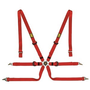 OMP FIA ONE 2 (Pull Down) Belt – Cintura a 6 Punti Omologata FIA 8853-2016