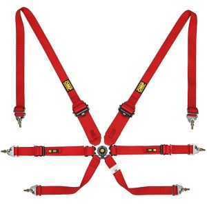 OMP FIA ONE 3+2 Convertible Belt – Cintura a 6 Punti Omologata FIA 8853-2016