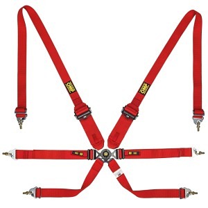 OMP FIA ONE 3+2 (Pull Down) Endurance Belt – Cintura a 6 Punti Omologata FIA 8853-2016