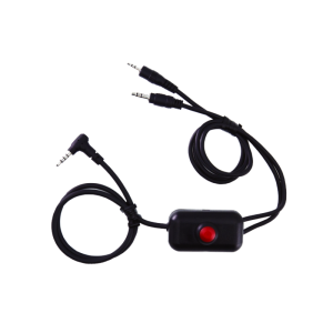 Cavo radio ADP con pulsante PTT e connessione UHF/VHF
