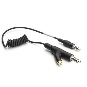 Adapter gekreuzte Verkabelung - Männlich 4 Pin STD + RCA / Weiblich 4 Pin STD