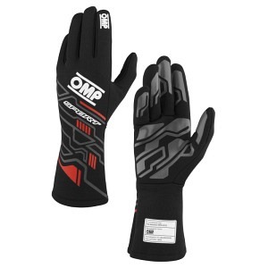 OMP Guanti SPORT – Nero / Rosso