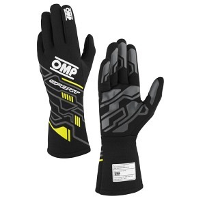 OMP Gants SPORT – Noir / Jaune néon