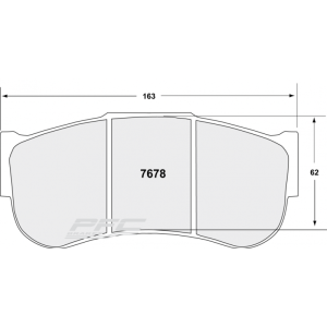PFC BRAKES - 7678 Plaquettes de frein de course