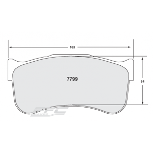 PFC BRAKES - 7799 Rennbremsbeläge