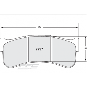 PFC BRAKES - 7797 Pastiglie freno da corsa