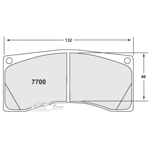 PFC BRAKES - 7700 Pastiglie freno da corsa