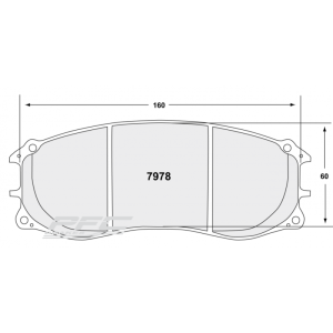 PFC BRAKES - 7978 Plaquettes de frein de course