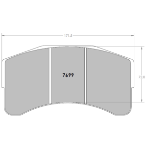PFC BRAKES - 7699 Plaquettes de frein de course