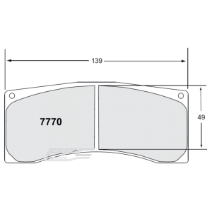 PFC BRAKES - 7770 Pastiglie freno da corsa