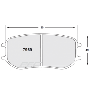 PFC BRAKES - 7969 Rennbremsbeläge