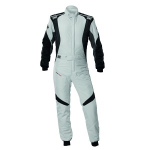 OMP - Racing Suit FIRST-EVO - Silver-Black