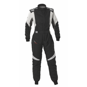 OMP - Racing Suit FIRST EVO ELLE - Black-White