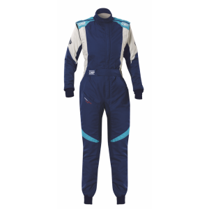 OMP - Racing Suit FIRST EVO ELLE - Navy Blue-Tiffany