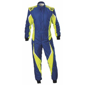 OMP Suit TECNICA EVO - Blue-Fluo Yellow