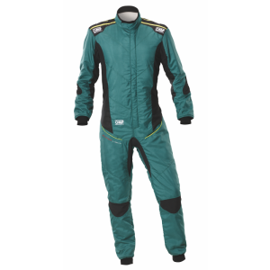 OMP Motorsport Overall TECNICA SUPERLIGHT - Grün-Fluo Gelb