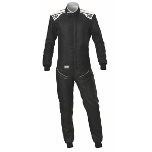 OMP Race Suit TECNICA SUPERLIGHT - Black-Silver