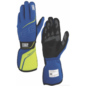 OMP Racing Gloves Tecnica -Blue-Yellow