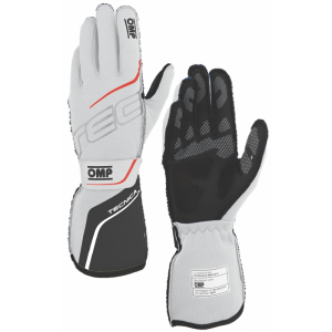 OMP Racing Gloves Tecnica - White