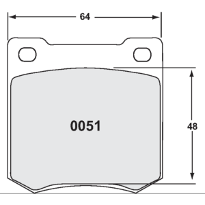 PFC BRAKES - 0051 Pastiglie freno da corsa