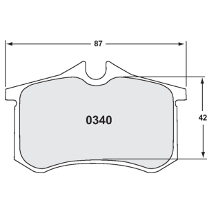 PFC BRAKES - 0340 Pastiglie freno da corsa