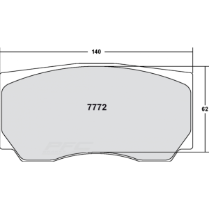 PFC BRAKES - 7772 Rennbremsbeläge