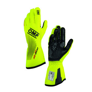 OMP Racing Gloves ONE EVO FX - Fluo Yellow