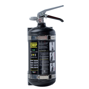 OMP Estintore FIA 2,4 lt con Staffe di Fissaggio