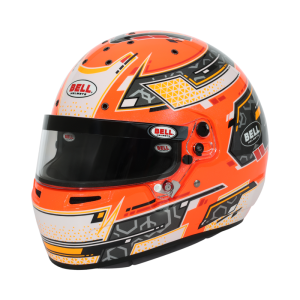 Casco karting BELL RS7-K Pro Stamina – Antracite Arancione