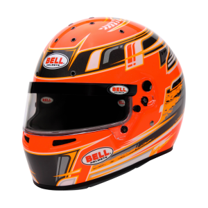 BELL KC7-CMR Pro Champion Casco karting - Arancione