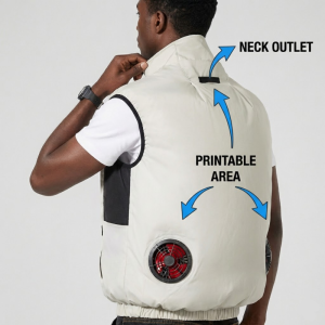 RacingFuel Gilet refrigerante attivo con ventole integrate – Alimentazione tramite power bank