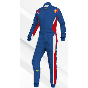 P1 - Racing Suit MID-LAP EVO - Royal Blue-Red-White