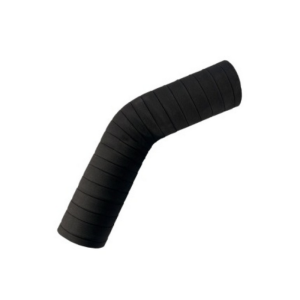 RACETECH - SILICONE HOSE - 45° - BLACK WRAPPED - CLASSIC STYLE