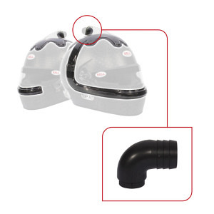 Forced Air Intake V20 90° per Bell HP7 / HP77